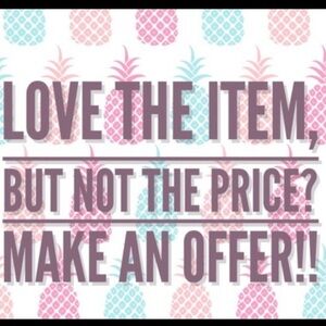 Make me an offer that is hard to decline☺️ All offers Accepted or countered❤️